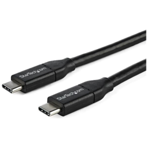 StarTech.com Cable de 1m USB-C a USB-C con capacidad para Entrega de Alimentación de 5A - USB TipoC - Cable de Carga USBC - USB