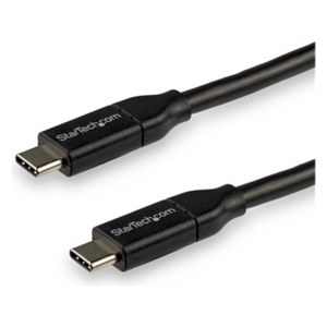 StarTech.com Cable de 3m USB-C a USB-C con capacidad para Entrega de Alimentación de 5A - USB TipoC - Cable de Carga USBC - USB