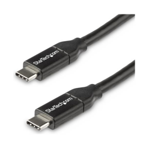 StarTech.com Cable de 50cm USB-C a USB-C con capacidad para Entrega de Alimentación de 5A - USB TipoC - Cable de Carga USBC - US