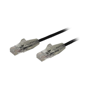 StarTech.com Cable Cat6 de 50cm - Delgado - con Conectores RJ45 sin Enganches - Negro