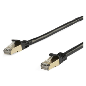 StarTech.com Cable de 10m de Red Ethernet CAT6a Negro RJ45 STP