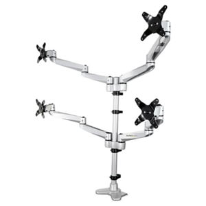 StarTech.com Soporte de Montaje para Cuatro Monitores - con Movimiento Total - Premium
