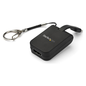 StarTech.com Adaptador Portátil USB-C a HDMI - con Enlace Tipo Llavero de Conexión Fácil y Rápida