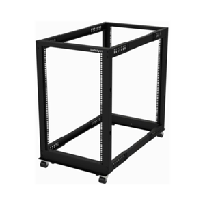 StarTech.com Rack de Marco Abierto de 18U - de 4 Columnas - de Profundidad Ajustable