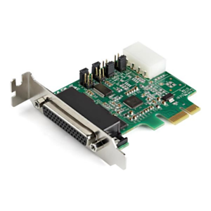 StarTech.com Tarjeta Adaptadora PCI Express Serie de 4 Puertos RS232 - UART 16950 - Perfil Bajo