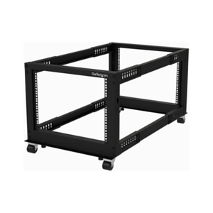 StarTech.com Rack de Marco Abierto de 8U - de 4 Columnas - con Profundidad Ajustable
