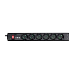 Eaton PS6TD limitador de tensión Negro, Blanco 6 salidas AC 220 - 250 V 1 m