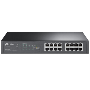 TP-Link TL-SG1016PE switch Gestionado L2 Gigabit Ethernet (10/100/1000) Energía sobre Ethernet (PoE) Negro