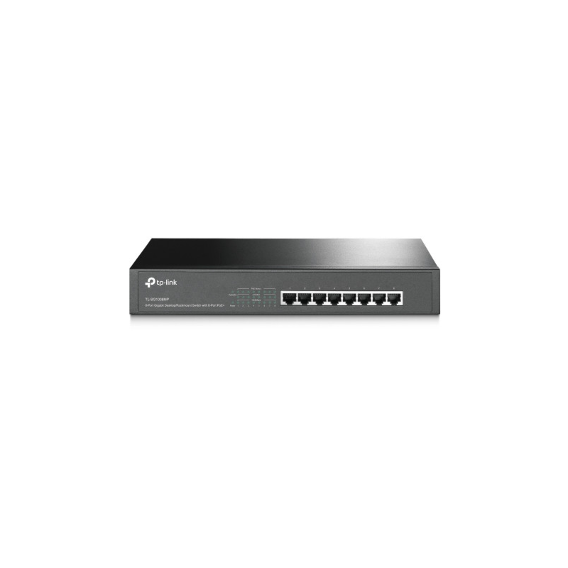 TP-Link TL-SG1008MP switch No administrado Gigabit Ethernet (10/100/1000) Energía sobre Ethernet (PoE) Negro
