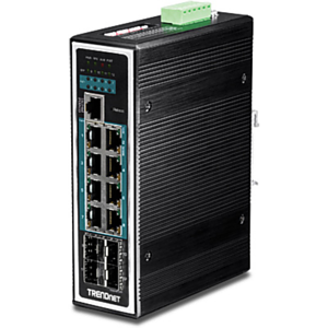Trendnet TI-PG1284i Gestionado L2+ Gigabit Ethernet (10/100/1000) Negro Energía sobre Ethernet (PoE)