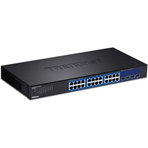 Trendnet TEG-30284 switch Gestionado Gigabit Ethernet (10/100/1000) Negro 1U