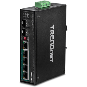 Trendnet TI-PG62 switch No administrado Gigabit Ethernet (10/100/1000) Negro Energía sobre Ethernet (PoE)