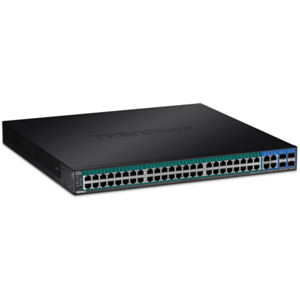 Trendnet TPE-5048WS switch Gestionado Gigabit Ethernet (10/100/1000) Negro 1U Energía sobre Ethernet (PoE)