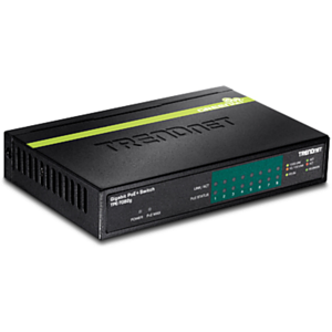 Trendnet TPE-TG82G switch Gigabit Ethernet (10/100/1000) Negro Energía sobre Ethernet (PoE)