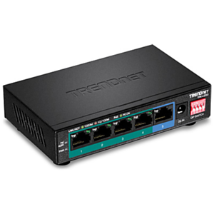 Trendnet TPE-LG50 switch Gigabit Ethernet (10/100/1000) Energía sobre Ethernet (PoE) Negro