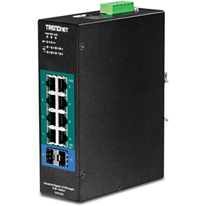 Trendnet TI-PG102I switch Gestionado L2 Gigabit Ethernet (10/100/1000) Negro Energía sobre Ethernet (PoE)