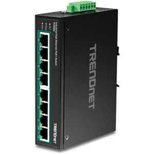 Trendnet TI-PE80 switch Fast Ethernet (10/100) Energía sobre Ethernet (PoE) Negro