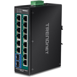 Trendnet TI-PG162 switch Gigabit Ethernet (10/100/1000) Negro