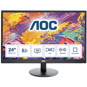 AOC Basic-line M2470SWH 24´´ - LED - Full HD - Monitor para PC Hardware en GAME.es