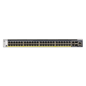 Netgear M4300-52G-PoE+ 1000W PSU Gestionado L2/L3/L4 Gigabit Ethernet (10/100/1000) Negro 1U Energía sobre Ethernet (PoE)