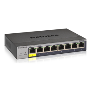 Netgear GS108Tv3 Gestionado L2 Gigabit Ethernet (10/100/1000) Gris