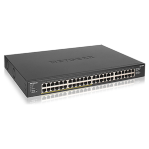 Netgear GS348PP Gigabit Ethernet (10/100/1000) PoE Negro - Hub Switch