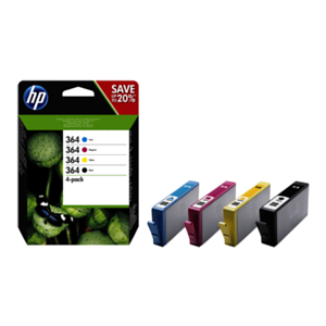 CARTUCHO ORIG HP Nº 364 PACK C/Y/M 4 COLORES CARTUCHO ORIG HP Nº 364 PACK C/Y/M 4 COLORES