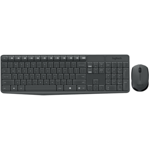 Logitech MK235 teclado RF inalámbrico Portugués Negro