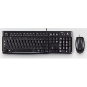 Logitech MK120 teclado USB QWERTY Portugués Negro