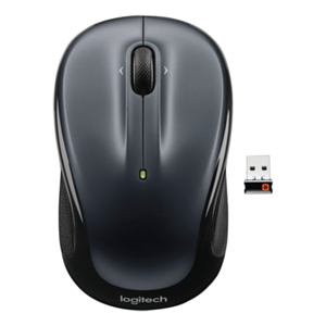 Logitech M325 Wireless Dark Silver - Raton