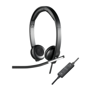 Logitech H650E Negro Plata - Auriculares Logitech H650E Negro Plata - Auriculares