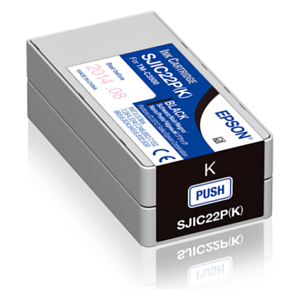 Epson SJIC22P(K): Ink cartridge for ColorWorks C3500 (Black)