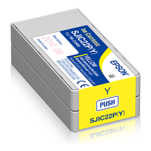 Epson SJIC22P(Y): Ink cartridge for ColorWorks C3500 (yellow)