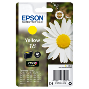 Epson Daisy Cartucho 18 amarillo (etiqueta RF)