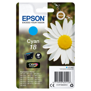 Epson Daisy Cartucho 18 cian (etiqueta RF)