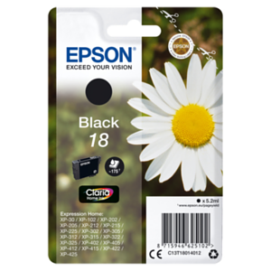 Epson Daisy Cartucho 18 negro (etiqueta RF) Epson Daisy Cartucho 18 negro (etiqueta RF)