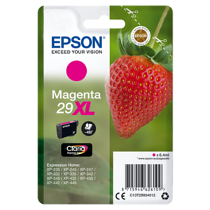Epson Strawberry Singlepack Magenta 29XL Claria Home Ink Epson Strawberry Singlepack Magenta 29XL Claria Home Ink
