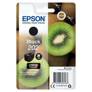 Epson Kiwi Singlepack Black 202 Claria Premium Ink Epson Kiwi Singlepack Black 202 Claria Premium Ink