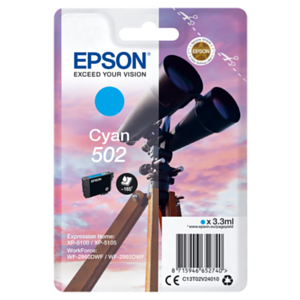 Epson Singlepack Cyan 502 Ink