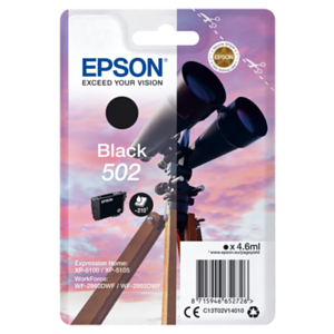 Epson Singlepack Black 502 Ink