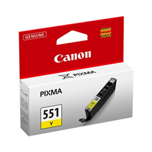 Canon CLI-551 Y 1 pieza(s) Original Rendimiento estándar Amarillo