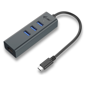 i-tec Metal USB-C HUB 3 Port + Gigabit Ethernet Adapter