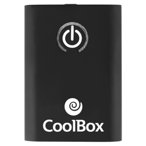 CoolBox COO-BTALINK transmisor de audio Bluetooth 3,5 mm 15 m Negro