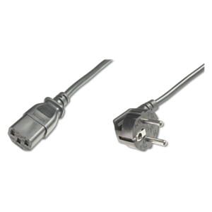 ASSMANN Electronic AK-440100-018-S cable de transmisión Negro 1,8 m CEE7/7 C13 acoplador