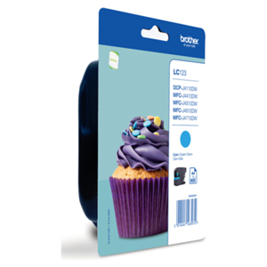 Brother LC-123CBP cartucho de tinta 1 pieza(s) Original Cian