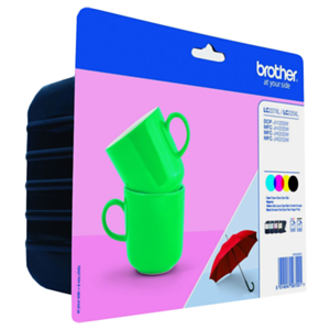 Brother LC-227XLVALBP cartucho de tinta Original Negro, Cian, Magenta, Amarillo 4 pieza(s)