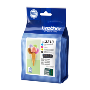 Brother LC-3213VAL cartucho de tinta Original Alto rendimiento (XL) Negro, Cian, Magenta, Amarillo