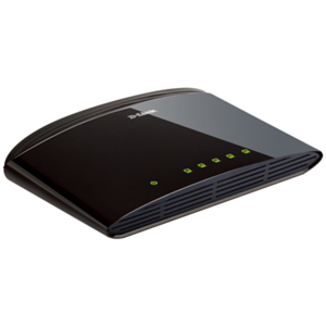D-Link DES-1005D Fast Ethernet (10/100) Negro - Hub Switch