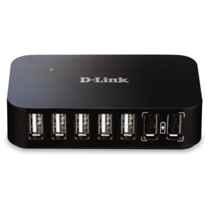 D-Link DUB-H7 USB 2.0 Type-B 480 Mbit/s Negro - Hub D-Link DUB-H7 USB 2.0 Type-B 480 Mbit/s Negro - Hub