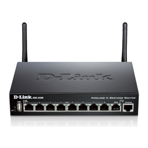 D-Link DSR-250N Banda única (2,4 GHz) Gigabit Ethernet Negro - Router